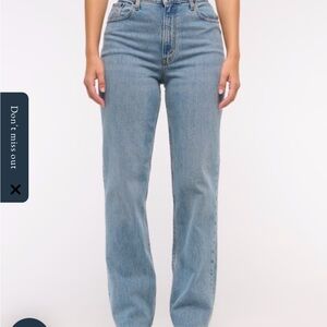 Abercrombie & Fitch Light Blue Straight Leg Jeans